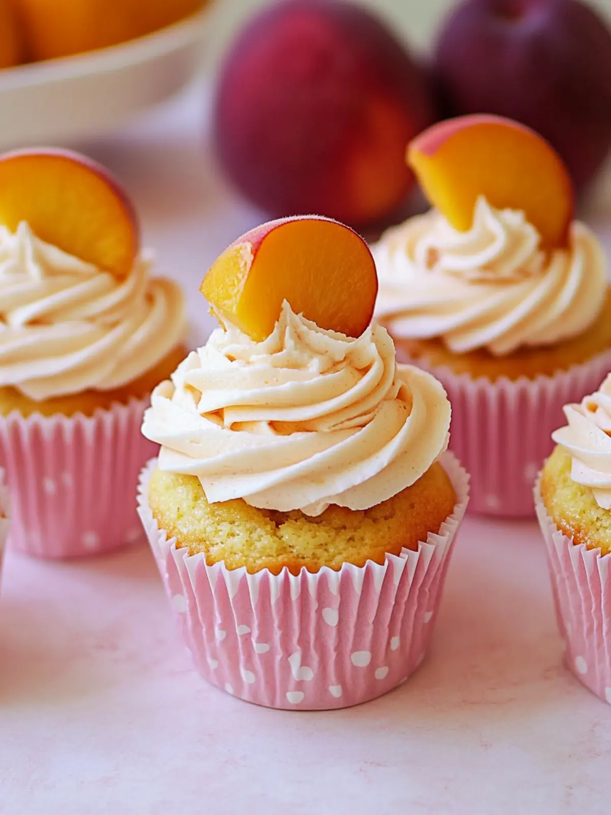 Peach Cupcakes That Bring Summer Bliss to Your Table 5 Peach Cupcakes