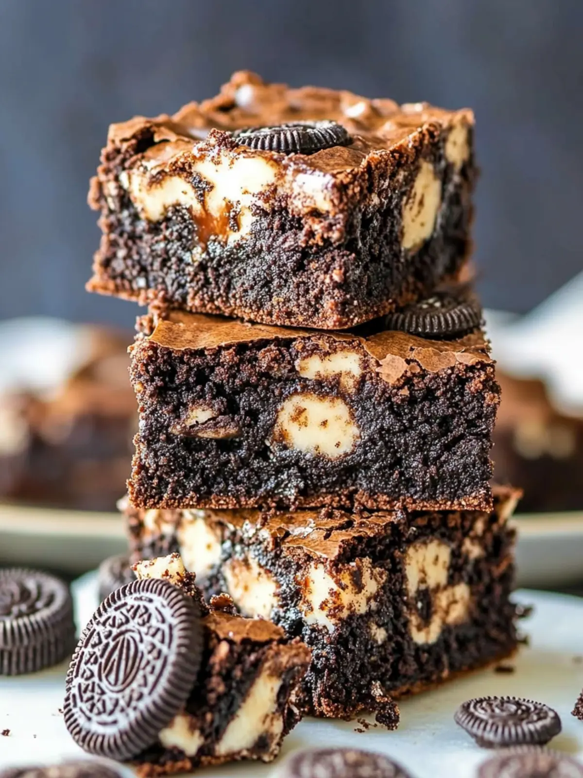 Indulge in Fudgy Oreo Brownies: A Chocolate Lover's Dream 4 Fudgy Oreo Brownies