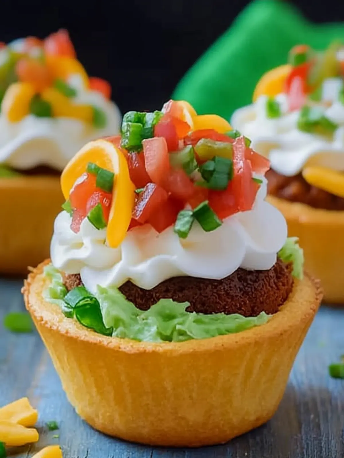 Taco Cupcakes That Jazz Up Your Dinner Menu Fast 2 Taco Cupcakes