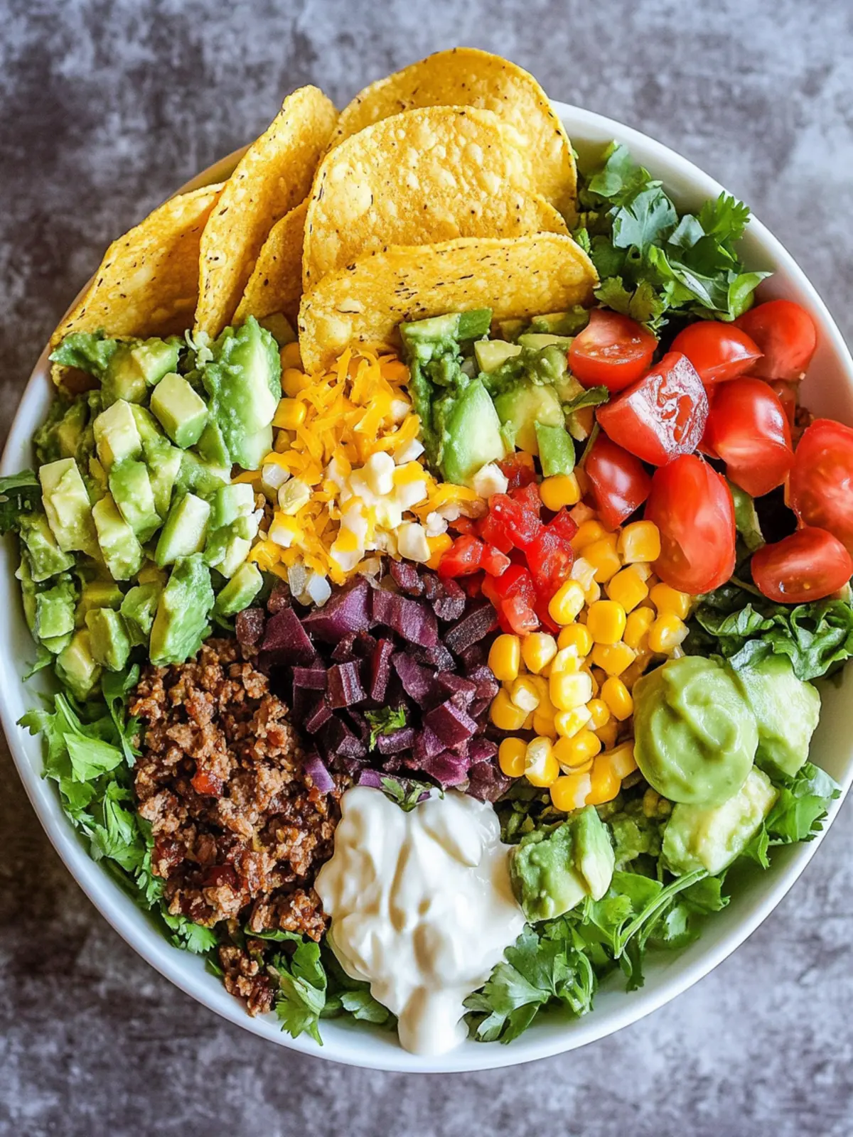 Taco Salad Bliss: Fresh Ingredients for a Flavor Explosion 3 Taco Salad