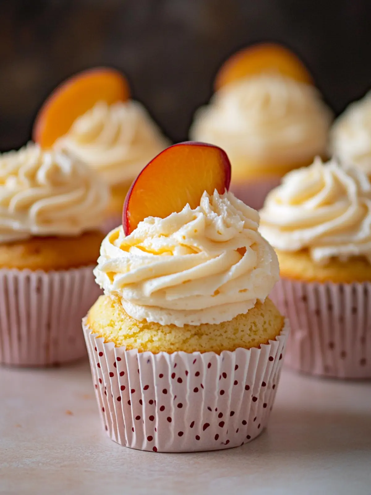 Peach Cupcakes That Bring Summer Bliss to Your Table 3 Peach Cupcakes