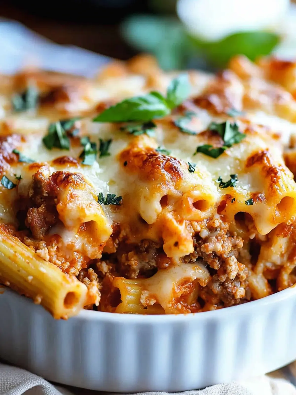 Mouthwatering Baked Ziti with Sausage That Takes You Home 4 Baked Ziti with Sausage