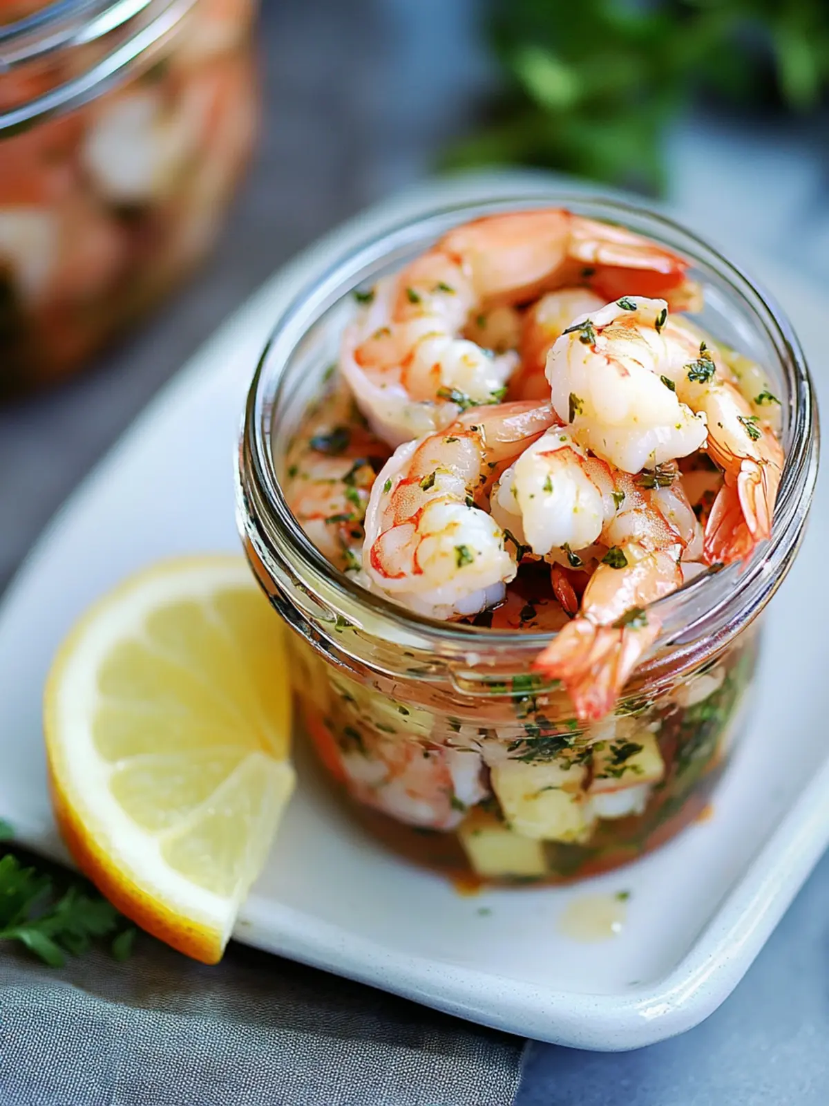 Pickled Shrimp in a Jar: Zesty Southern Party Delight 3 Pickled Shrimp In a Jar