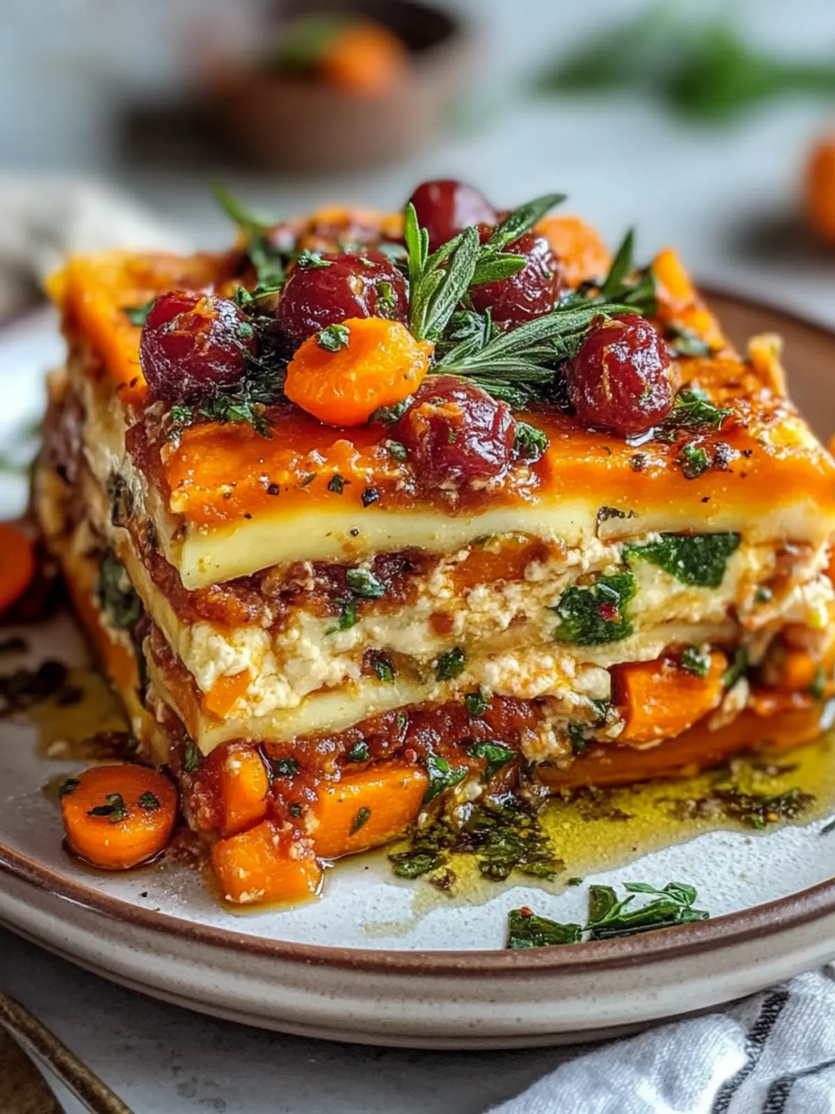Sweet Potato Butternut Squash Carrot Lasagna Delight 4 Sweet Potato Butternut Squash Carrot Lasagna