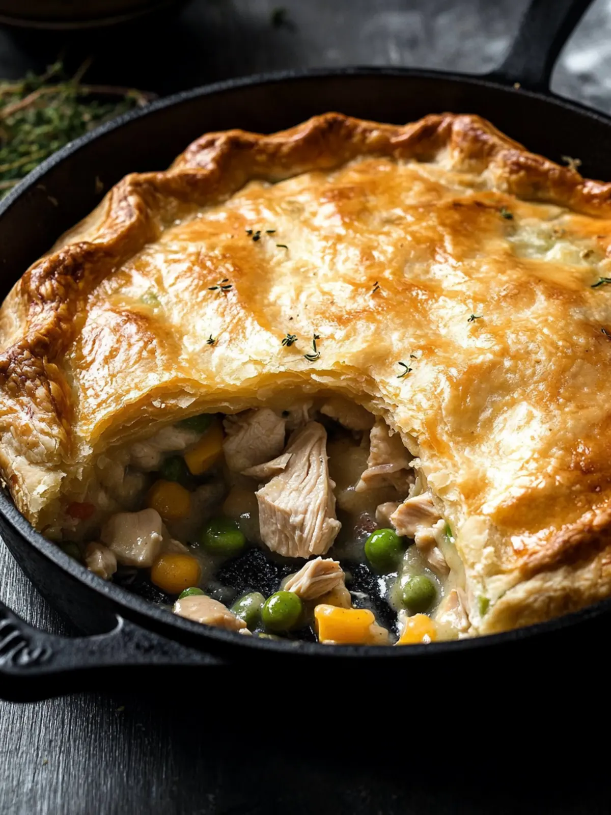 Skillet Chicken Pot Pie: Quick Comfort Food for Everyone 4 Skillet Chicken Pot Pie