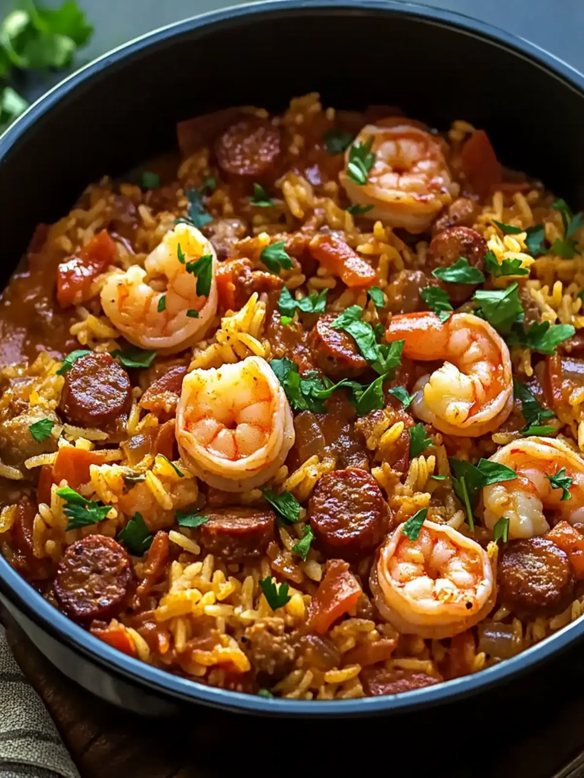 Savory One Pot Shrimp and Sausage Jambalaya to Impress 6 One Pot Shrimp and Sausage Jambalaya