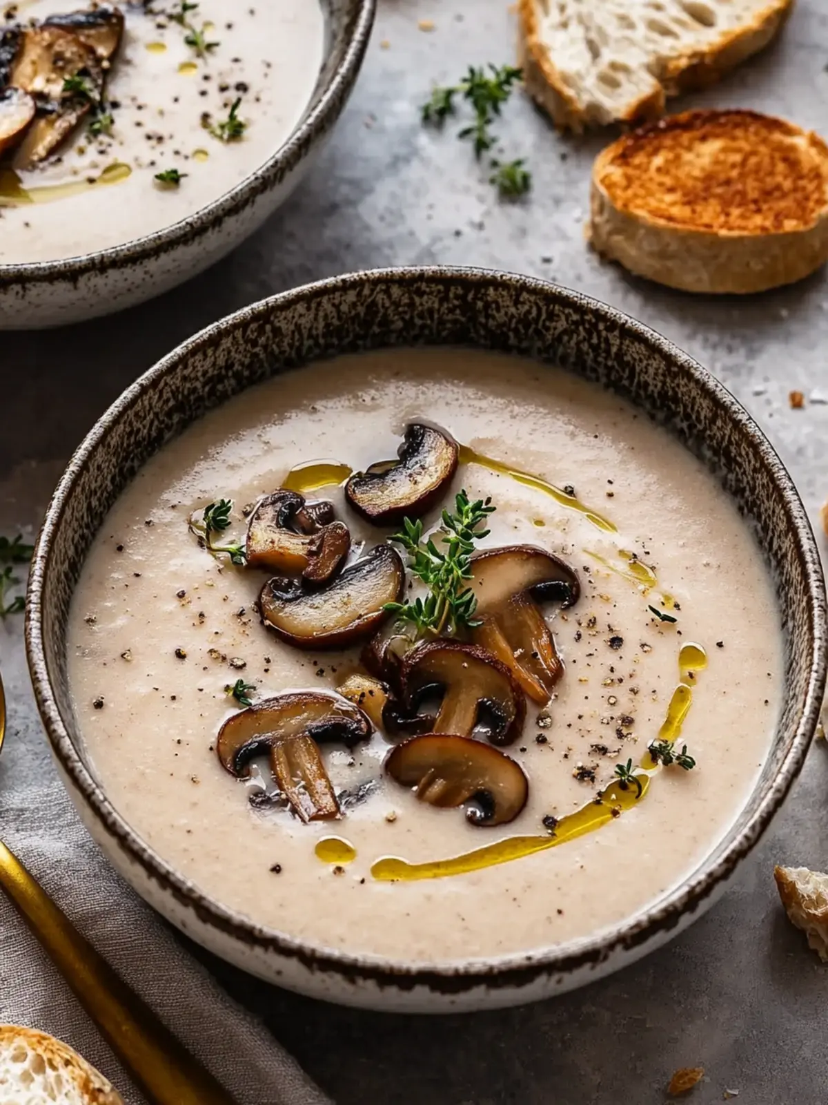 Creamy Mushroom Bisque That Warms Your Soul on Chill Nights 2 Mushroom Bisque