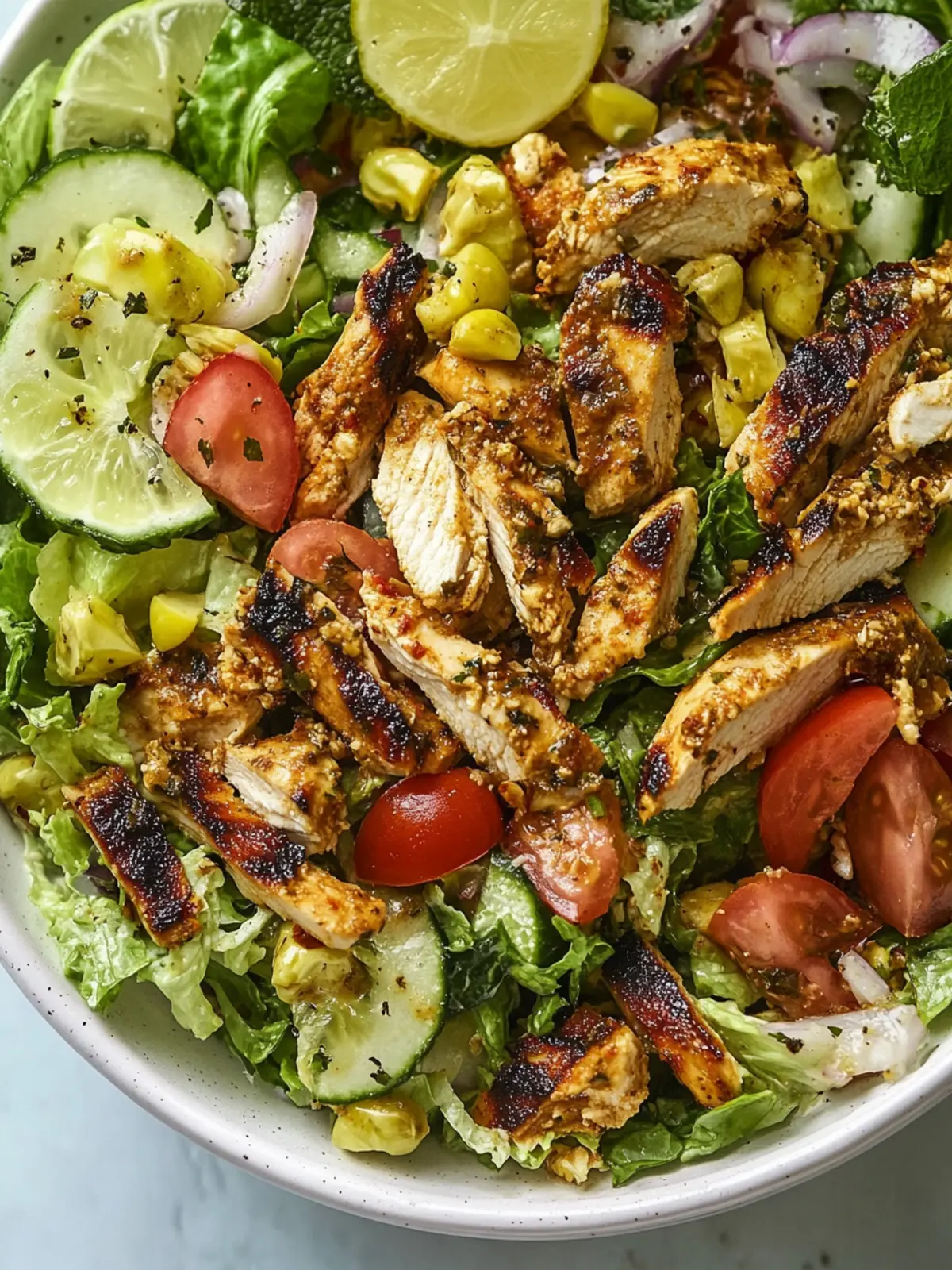 Savor the Flavor: Easy Chicken Shawarma Salad Recipe 3 Chicken Shawarma Salad