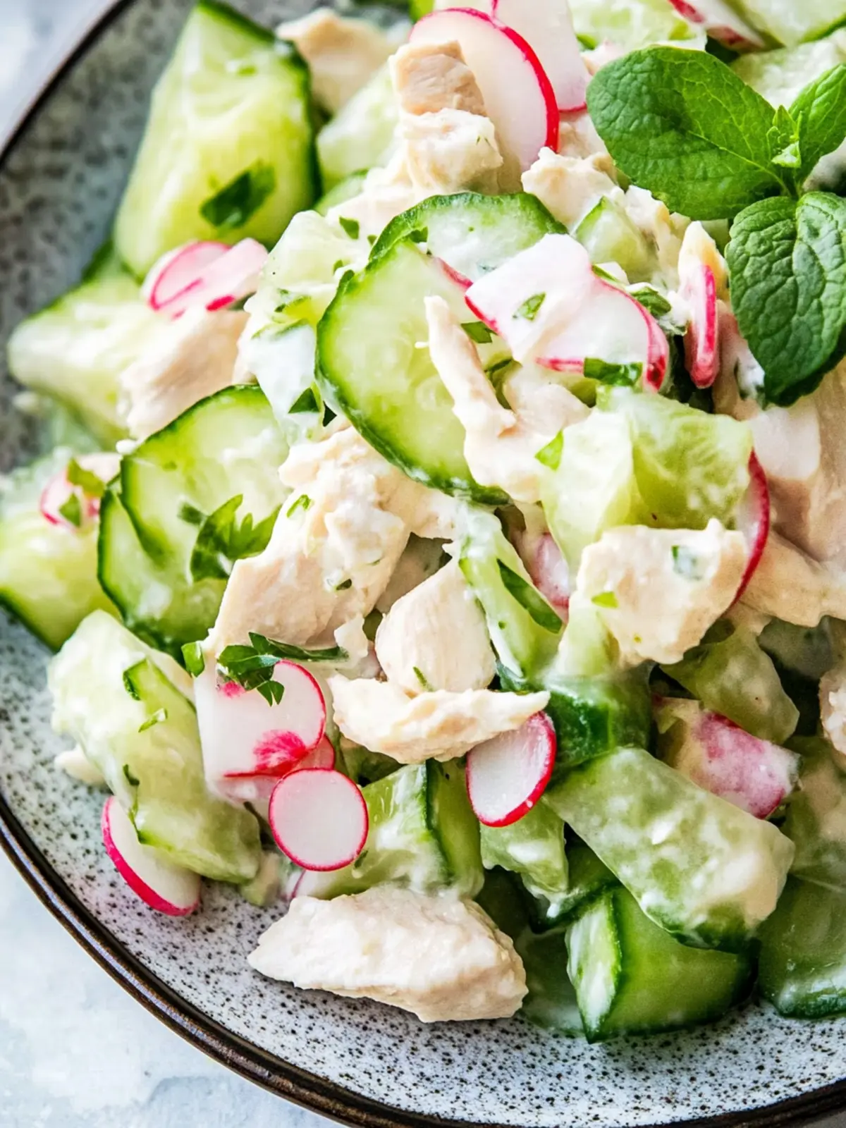 Cold Cucumber Chicken Salad for a Refreshing Summer Feast 2 Cold Cucumber Chicken Salad