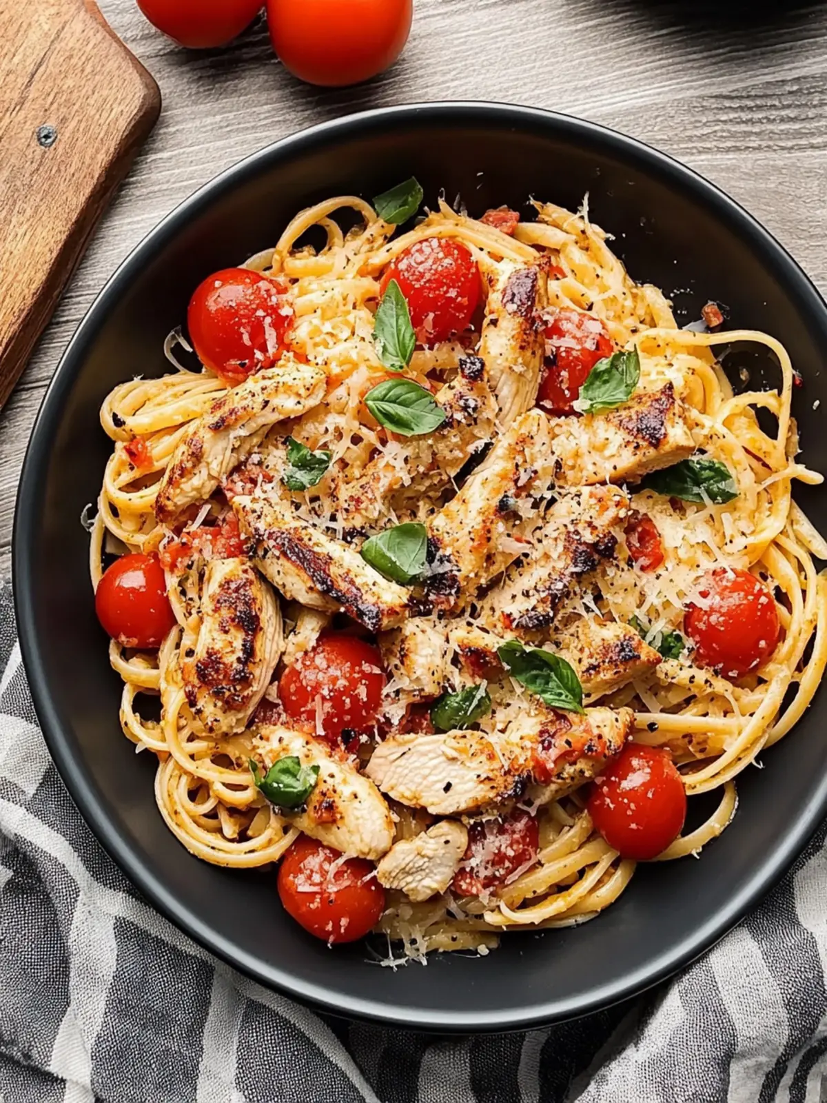 Bruschetta Chicken Pasta: A Burst of Fresh Flavor Awaits! 2 Bruschetta Chicken Pasta