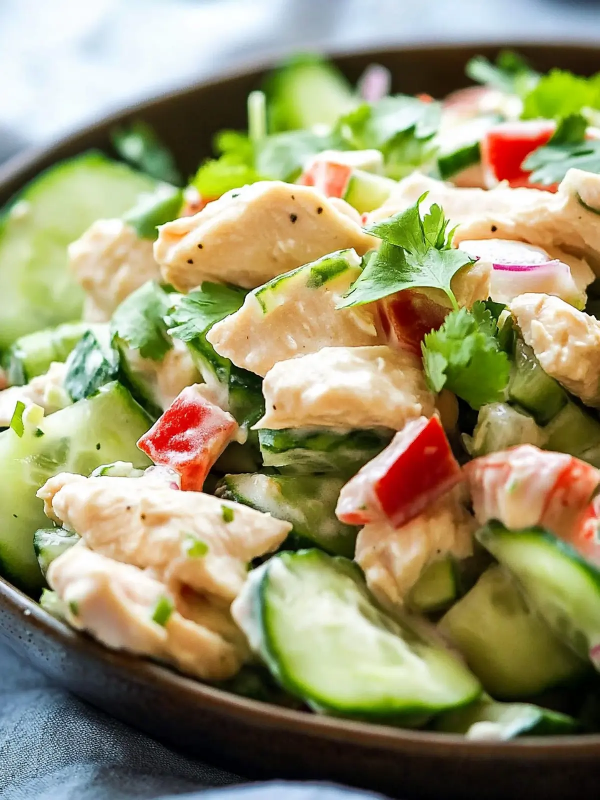 Cold Cucumber Chicken Salad for a Refreshing Summer Feast 5 Cold Cucumber Chicken Salad