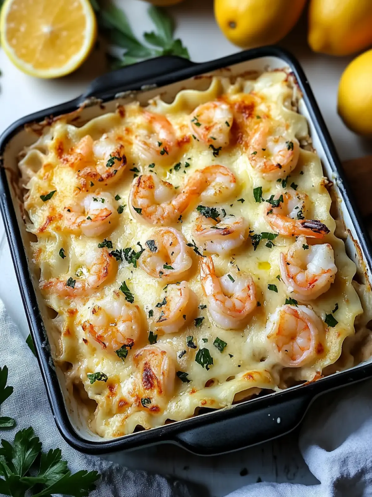 Garlic Butter Shrimp Scampi Lasagna for Ultimate Comfort Food 4 Garlic Butter Shrimp Scampi Lasagna