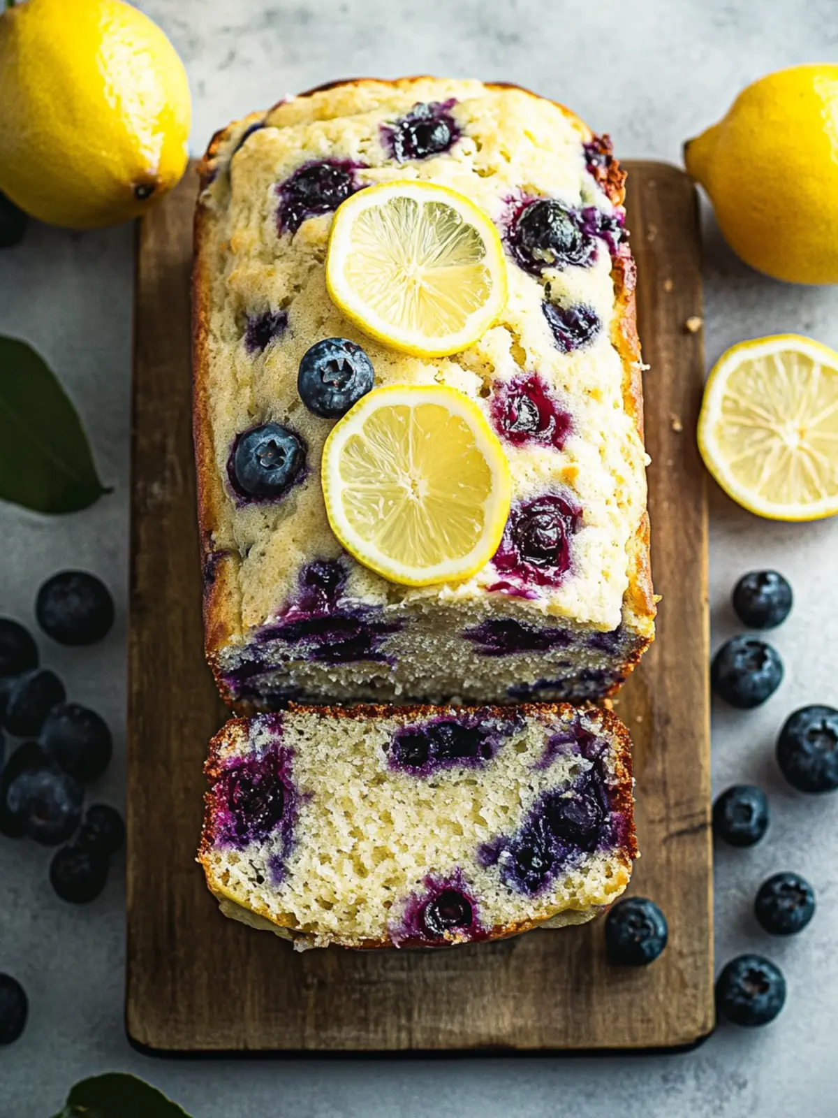 Lemon Blueberry Loaf: Sweet Sunshine in Every Slice 5 Lemon Blueberry Loaf