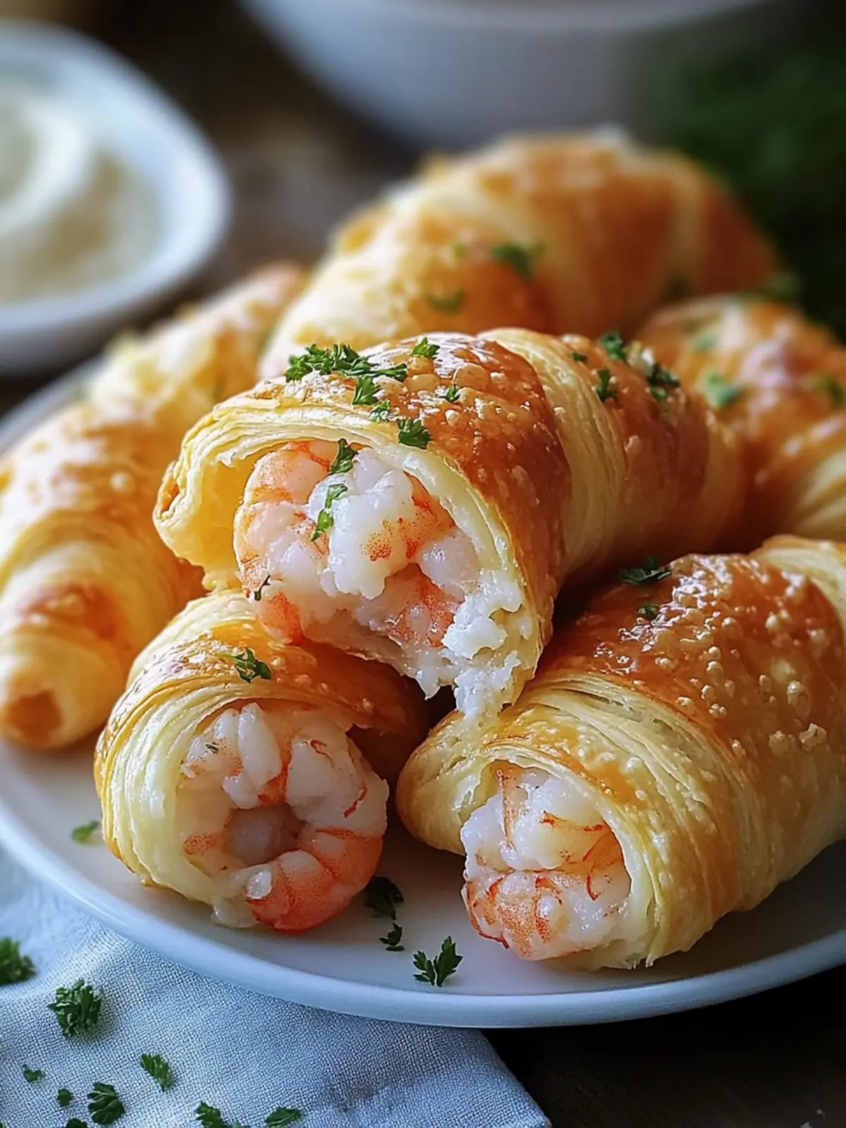 Savory Shrimp and Crab Stuffed Crescent Bombs in Minutes 3 Shrimp and Crab Stuffed Crescent Bombs
