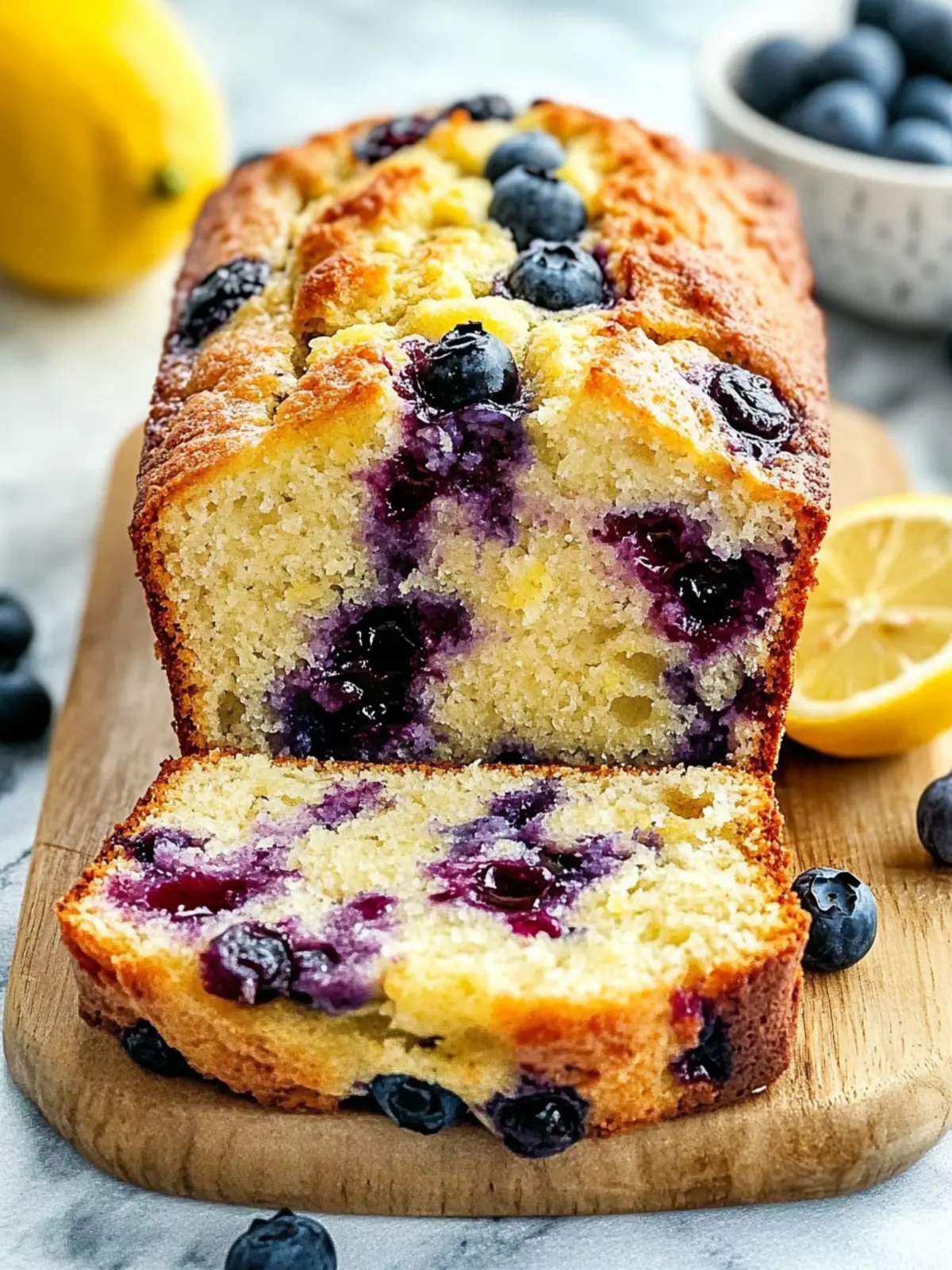 Lemon Blueberry Loaf: Sweet Sunshine in Every Slice 3 Lemon Blueberry Loaf