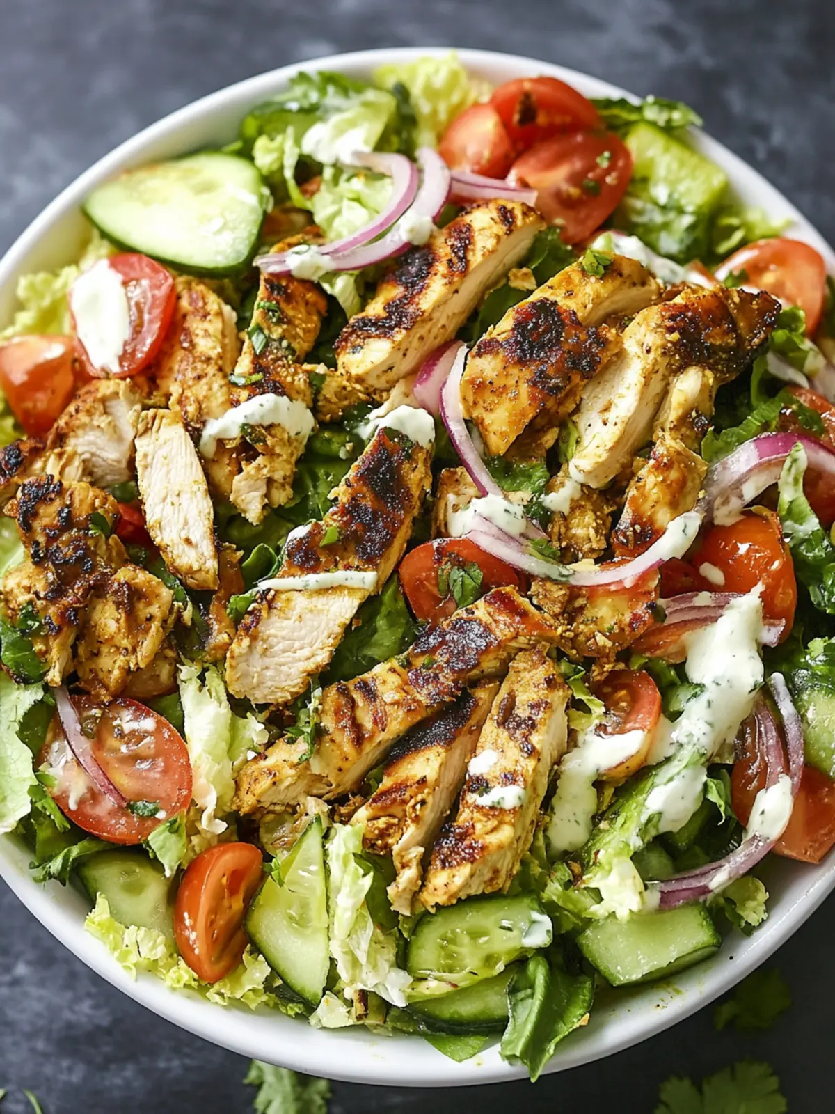 Savor the Flavor: Easy Chicken Shawarma Salad Recipe 2 Chicken Shawarma Salad