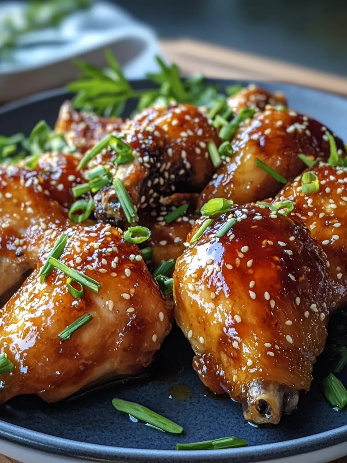 Longan Honey Butter Baked Chicken Legs with Sweet Glaze Magic 4 Longan Honey Butter Baked Chicken Legs