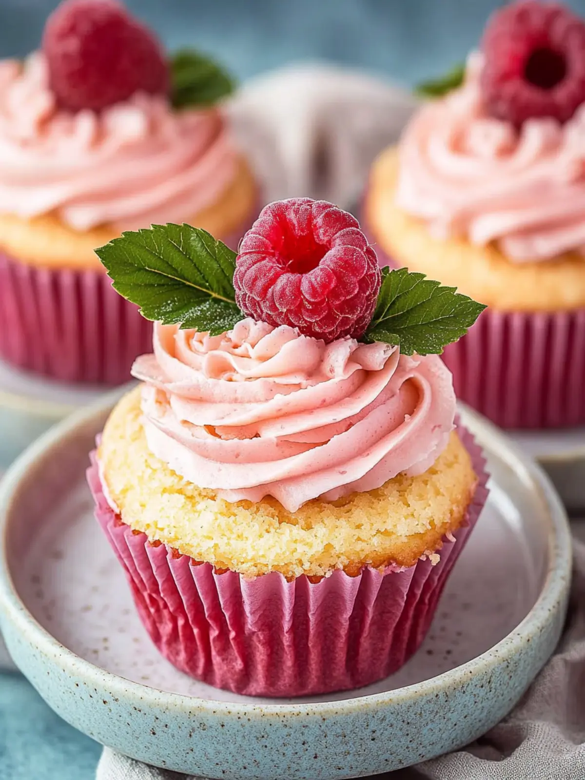 Delicious Raspberry Cupcakes to Brighten Your Day 2 Raspberry Cupcakes