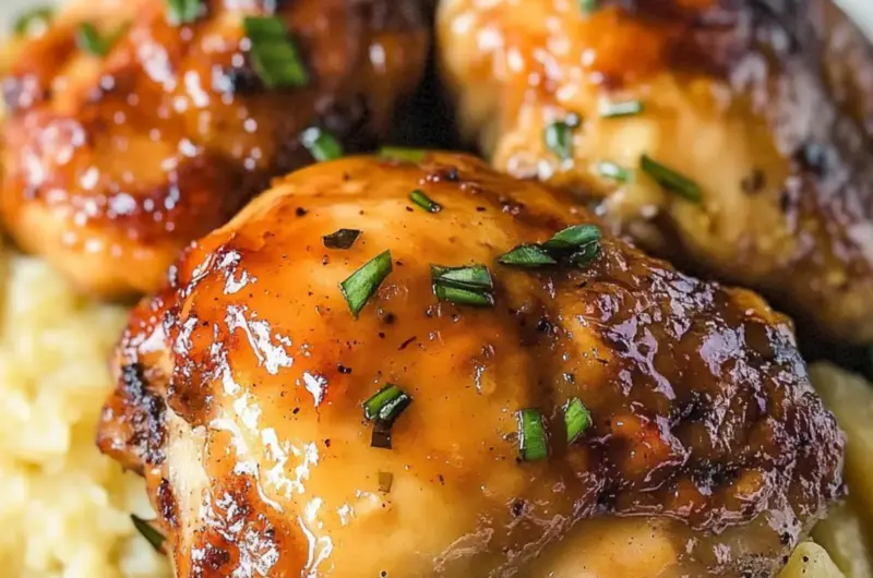 Apple Cider Chicken Thighs