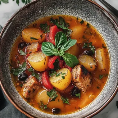 Comforting Stone Soup Loaded with Chicken and Veggies 9 Stone Soup