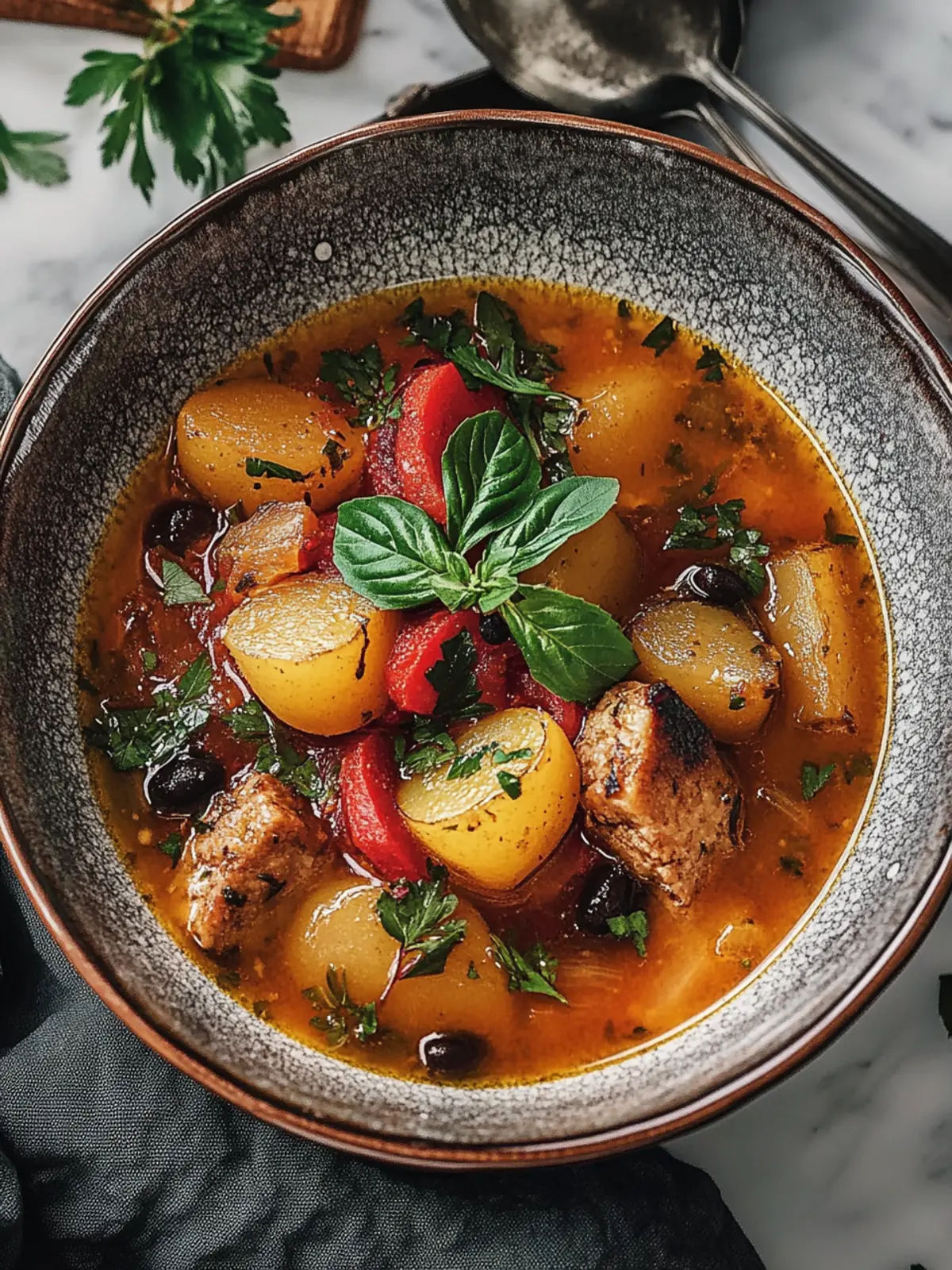 Comforting Stone Soup Loaded with Chicken and Veggies 5 Stone Soup