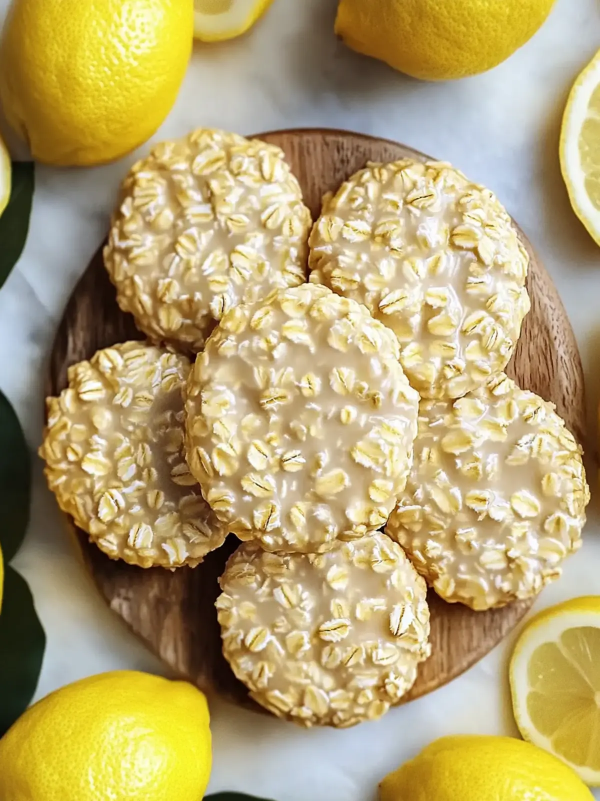 Zesty Lemon Oatmeal No-Bake Cookies for Fast, Easy Treats 3 Lemon Oatmeal No-Bake Cookies