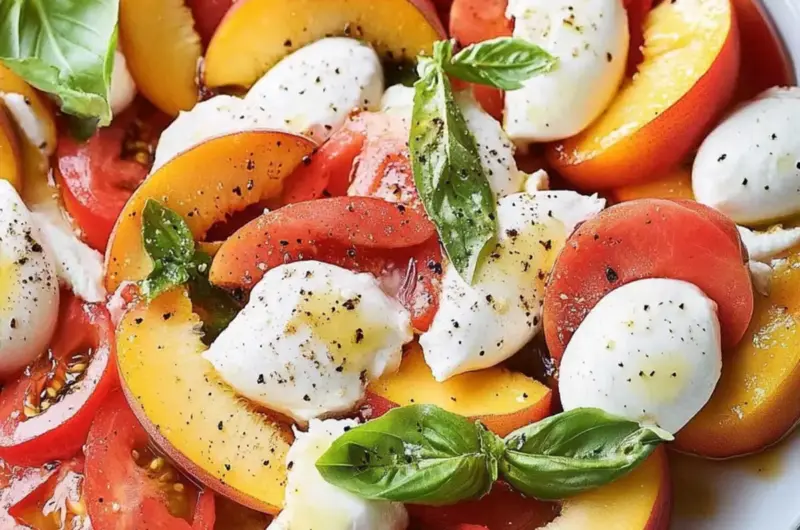 Peach Caprese Salad