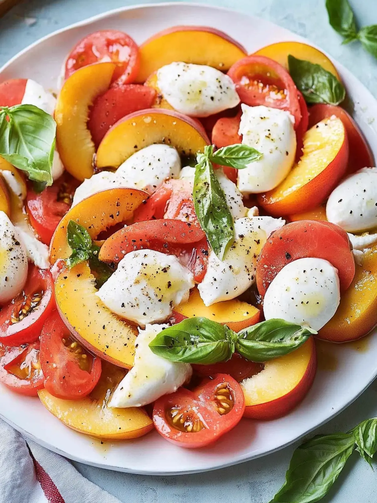 Peach Caprese Salad: A Fresh Twist on a Classic Favorite 5 Peach Caprese Salad