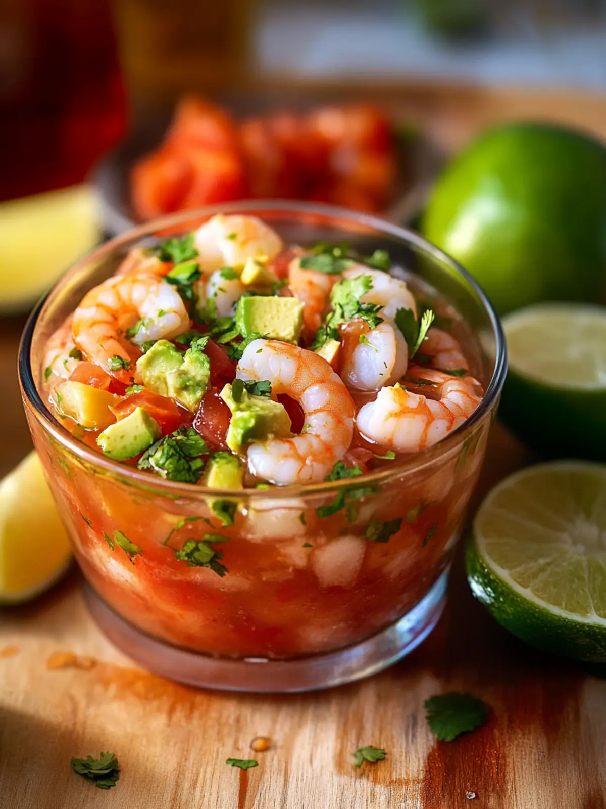 Delicious Mexican Shrimp Cocktail with Avocado Twist 3 Mexican Shrimp Cocktail