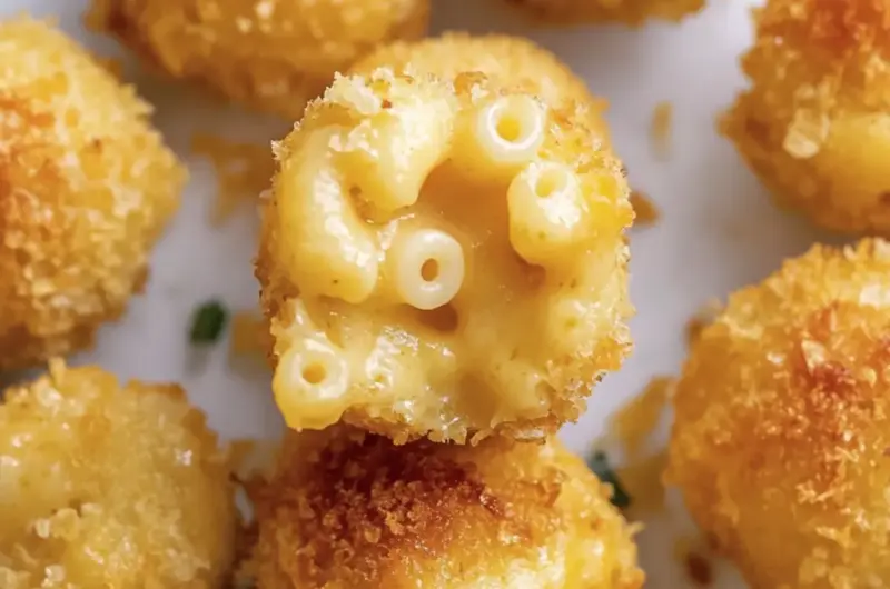 Crispy Baked Mac and Cheese Bites