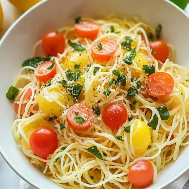 Zesty Lemon Capellini Salad You'll Crave This Summer 9 Lemon Capellini Salad