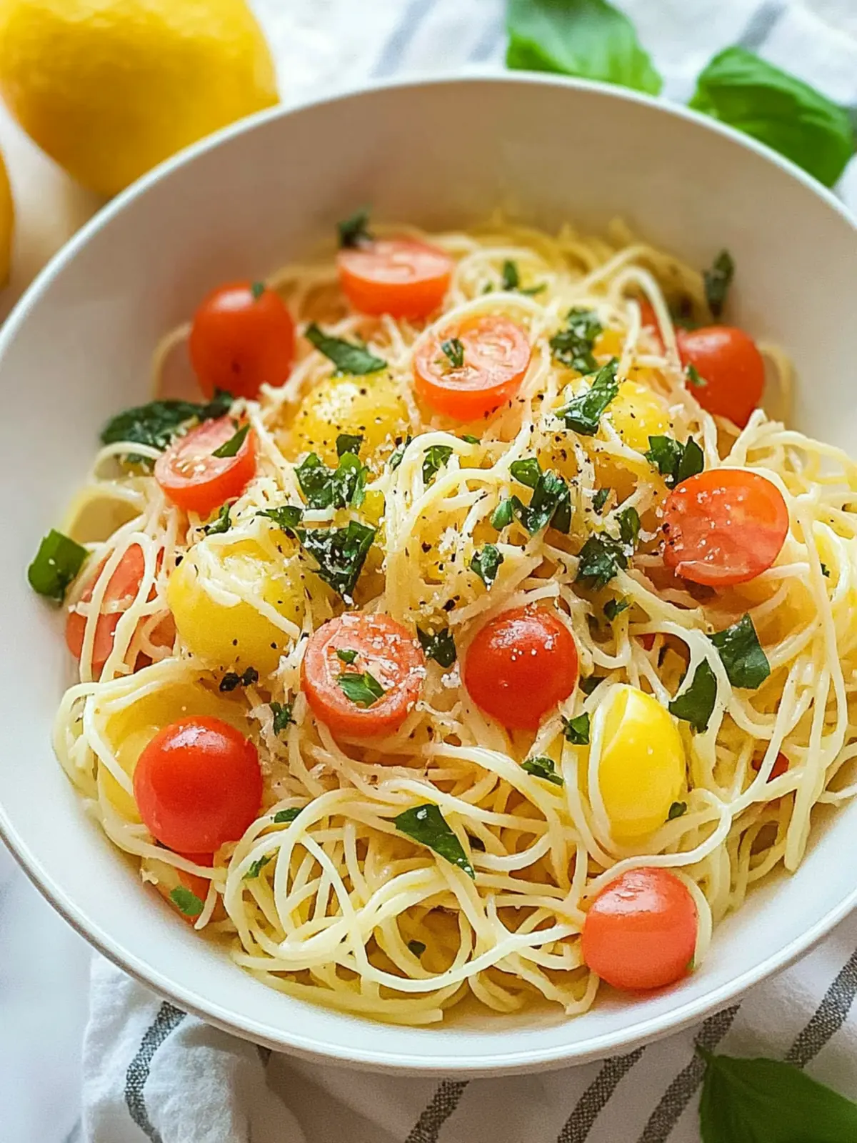 Zesty Lemon Capellini Salad You'll Crave This Summer 5 Lemon Capellini Salad
