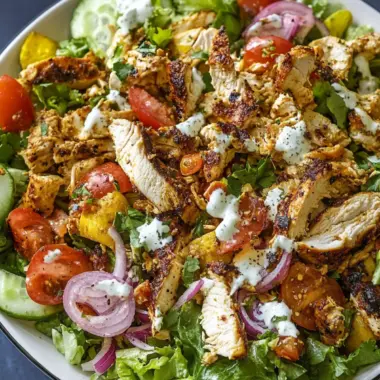 Savor the Flavor: Easy Chicken Shawarma Salad Recipe 10 Chicken Shawarma Salad