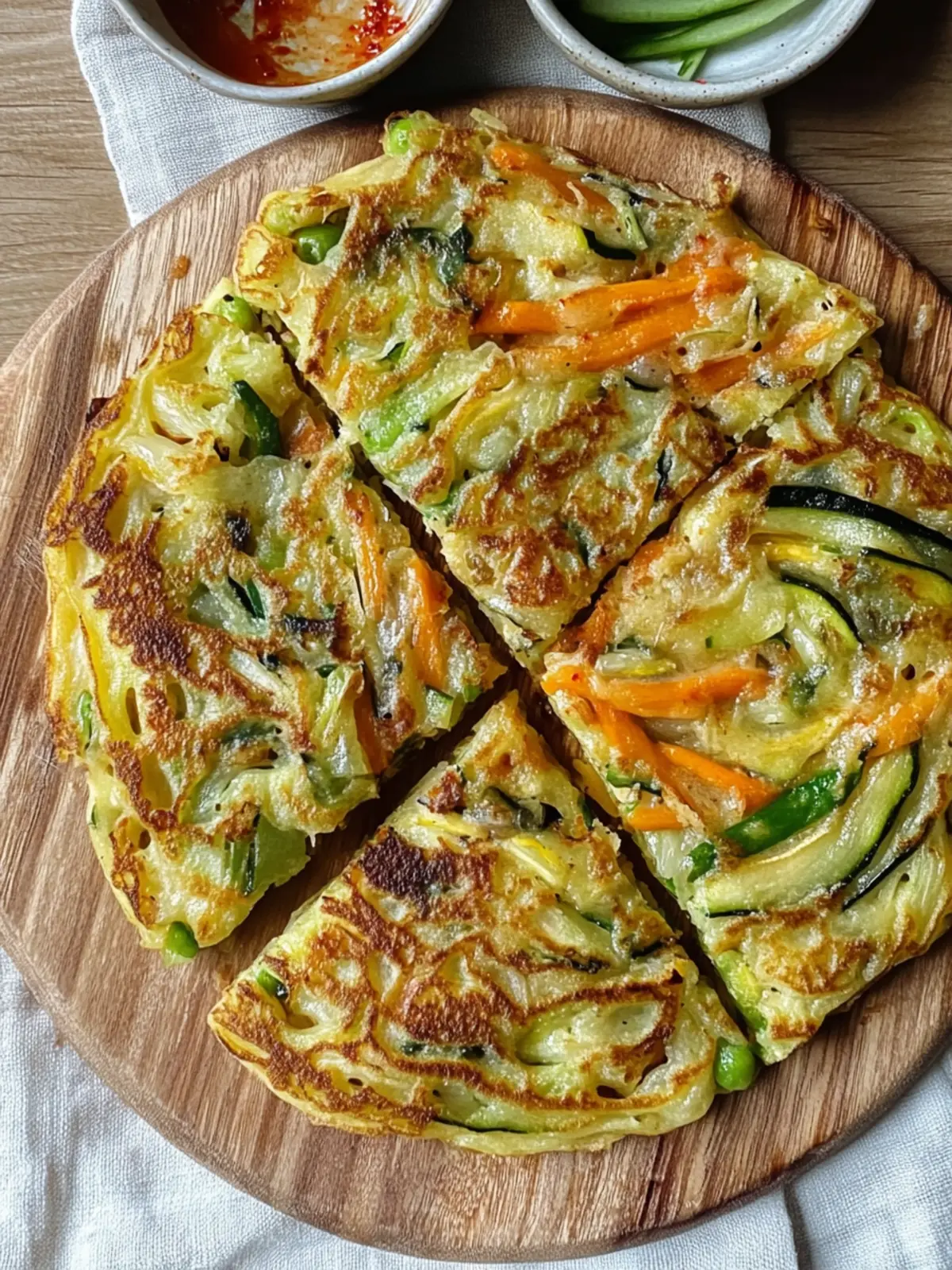 Crispy Korean Vegetable Pancakes for Flavor-Packed Fun 3 Korean Vegetable Pancakes