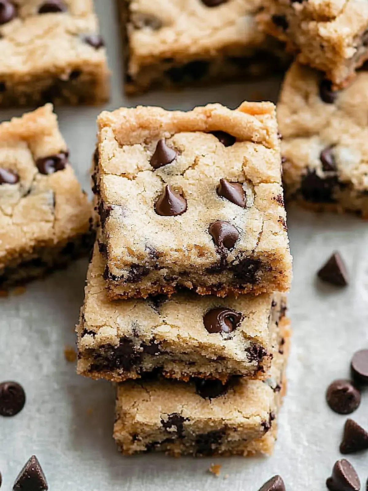 Ultimate Chocolate Chip Cookie Bars You Can’t Resist 2 Chocolate Chip Cookie Bars
