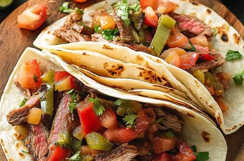 Flank Steak Fajitas