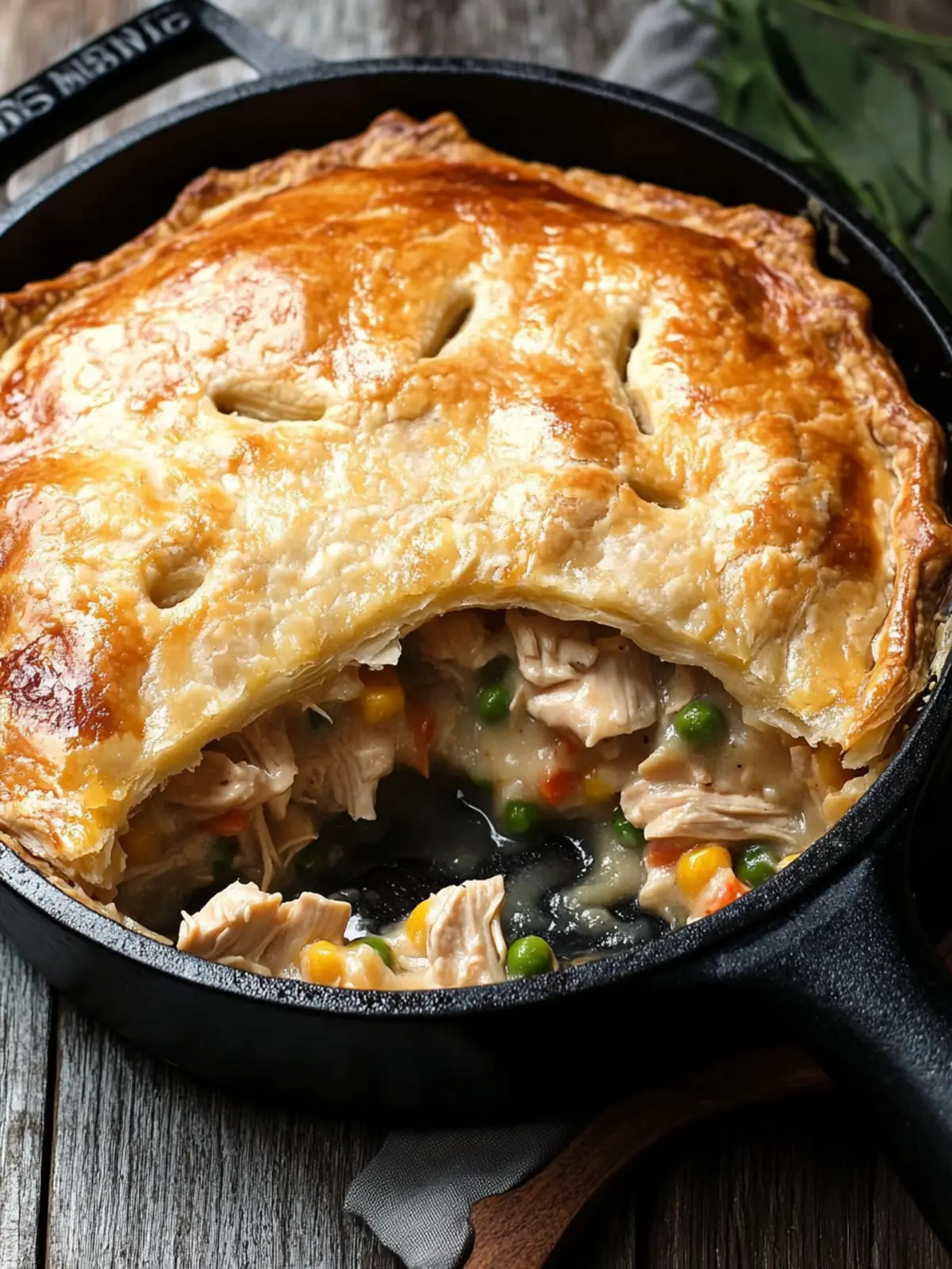 Skillet Chicken Pot Pie: Quick Comfort Food for Everyone 5 Skillet Chicken Pot Pie