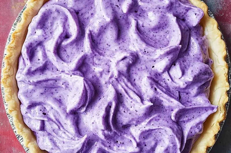 Ube Lush Pudding Pie