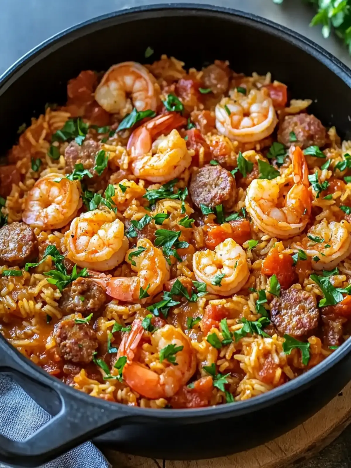 Savory One Pot Shrimp and Sausage Jambalaya to Impress 2 One Pot Shrimp and Sausage Jambalaya