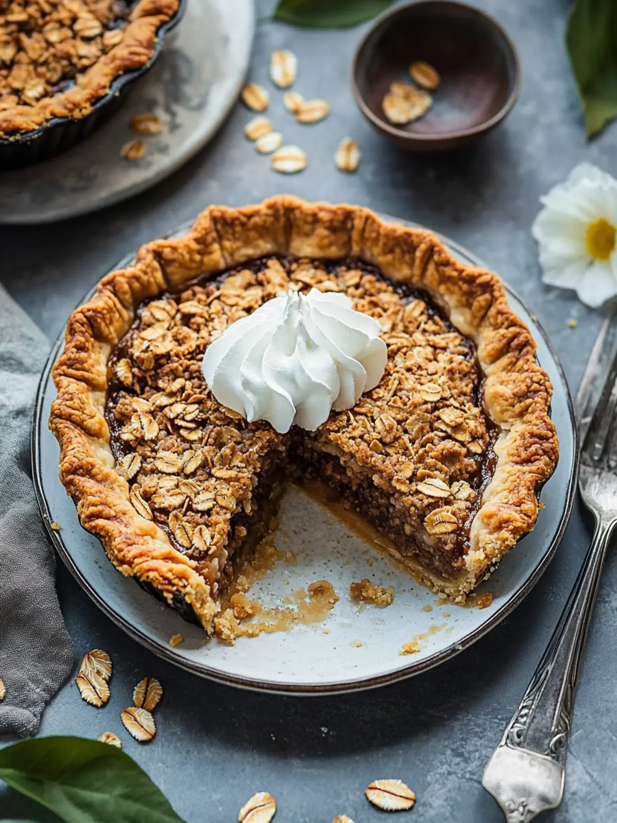 Decadent Black Bottom Oatmeal Pie You’ll Crave Every Bite 3 Black Bottom Oatmeal Pie