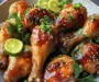 Longan Honey Butter Baked Chicken Legs with Sweet Glaze Magic
