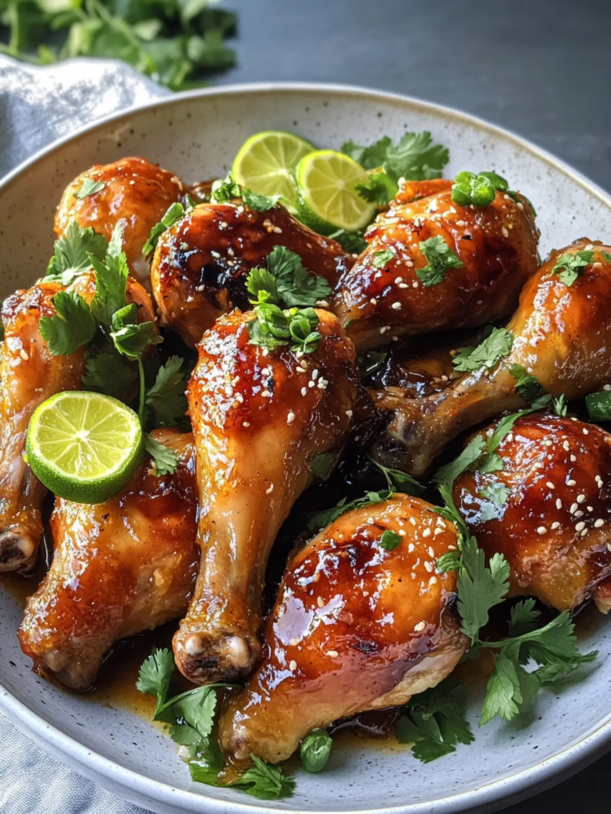 Longan Honey Butter Baked Chicken Legs with Sweet Glaze Magic 5 Longan Honey Butter Baked Chicken Legs