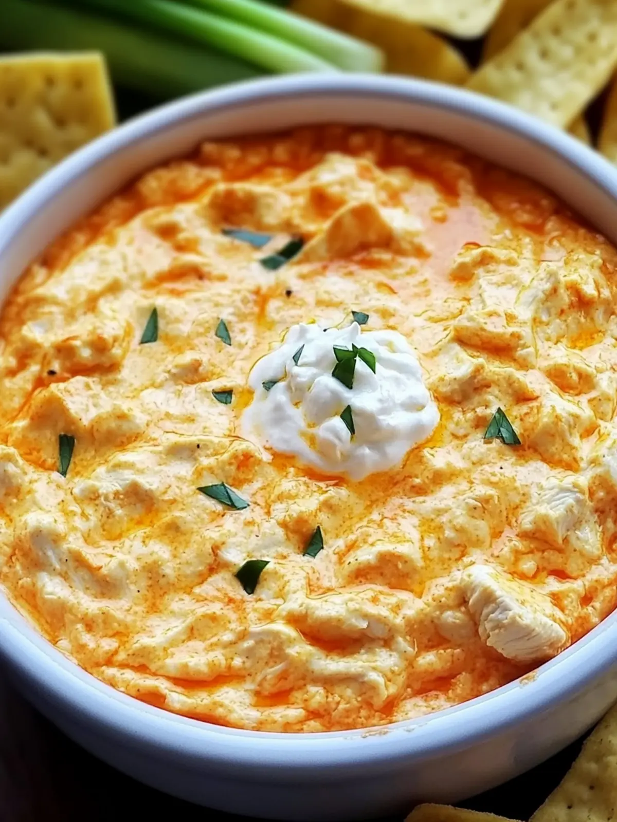 Creamy Rotisserie Chicken Buffalo Dip Your New Party Favorite 3 Rotisserie Chicken Buffalo Dip
