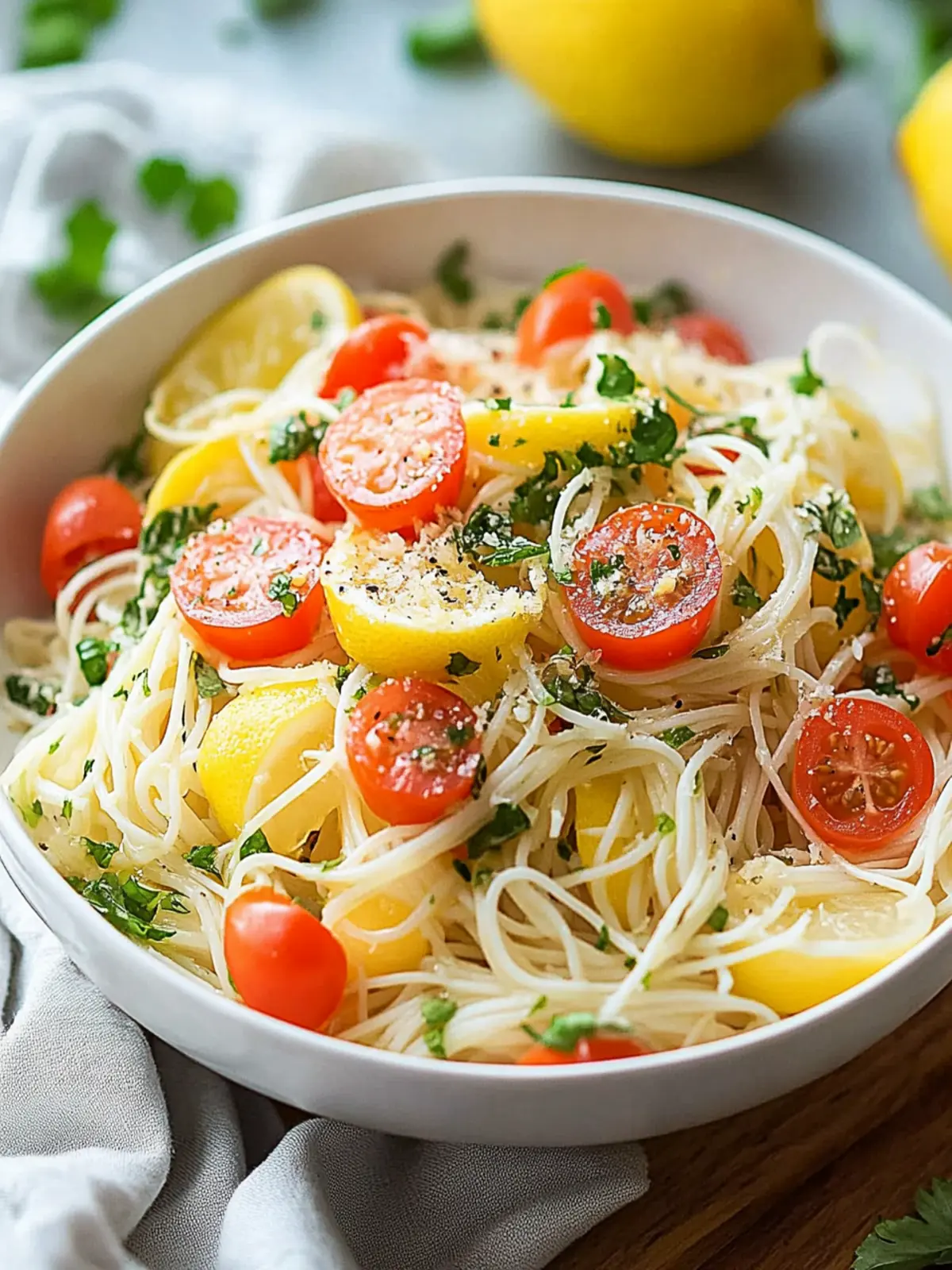 Zesty Lemon Capellini Salad You'll Crave This Summer 3 Lemon Capellini Salad