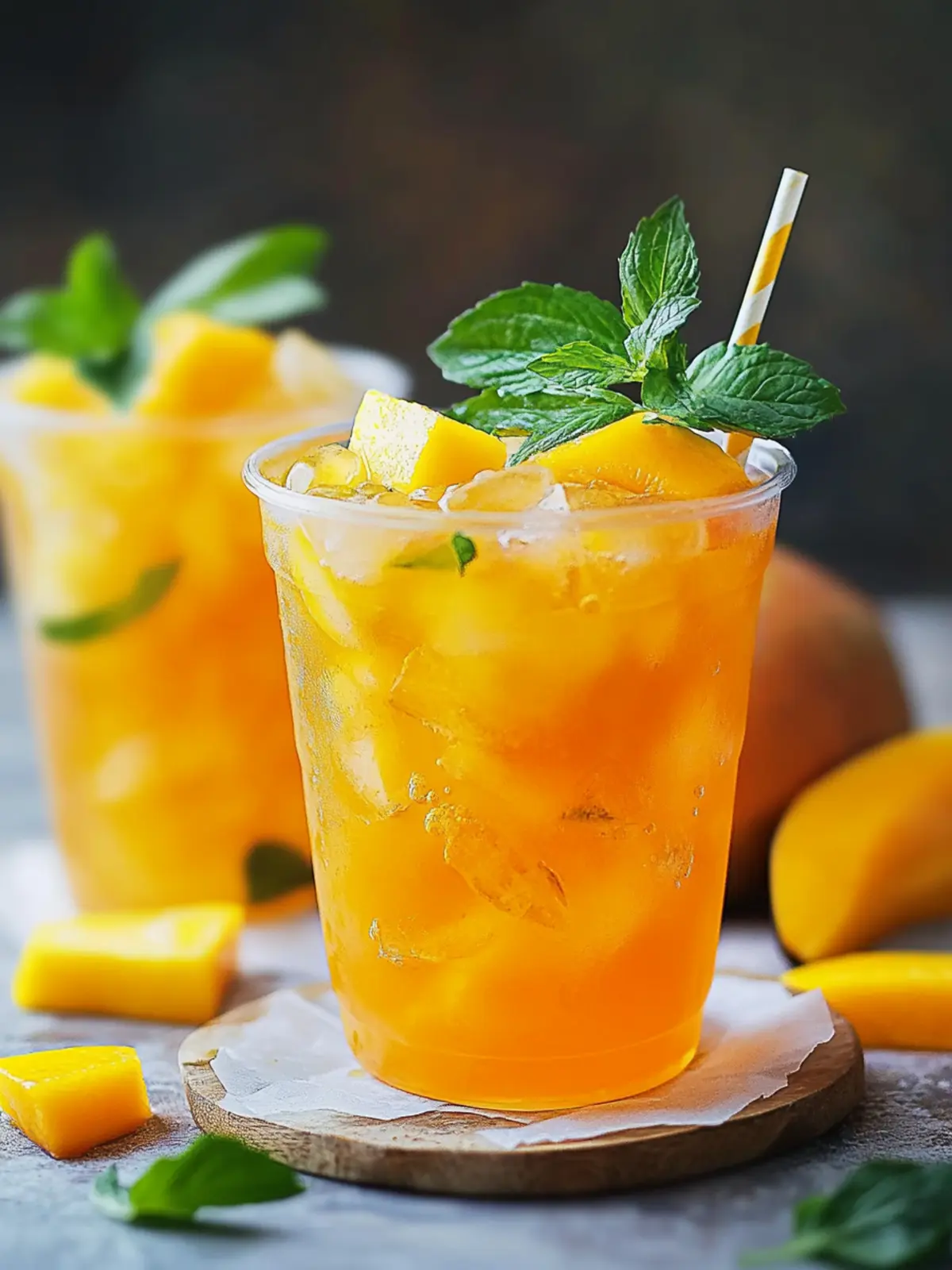 Homemade Mango Iced Tea for a Refreshing Summer Sip 4 Homemade Mango Iced Tea