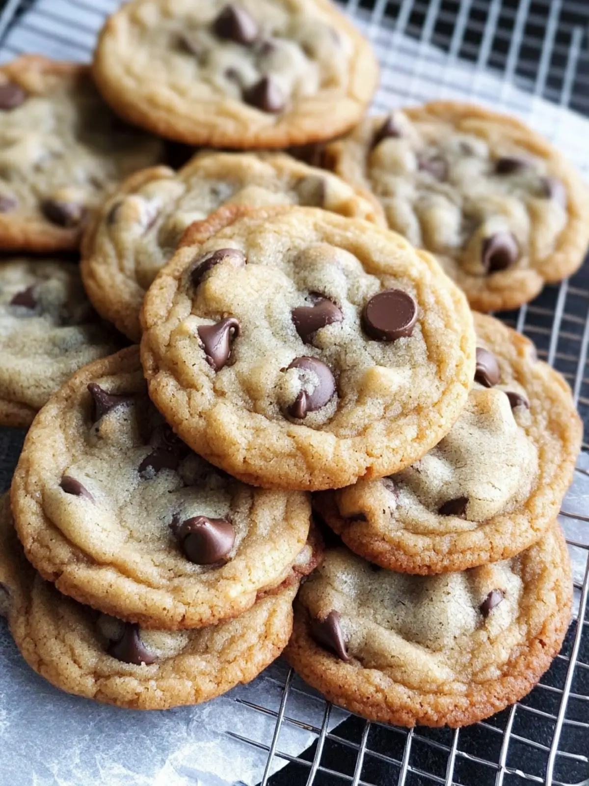 Ultimate Thin & Chewy Chocolate Chip Cookies to Love 2 Thin & Chewy Chocolate Chip Cookies