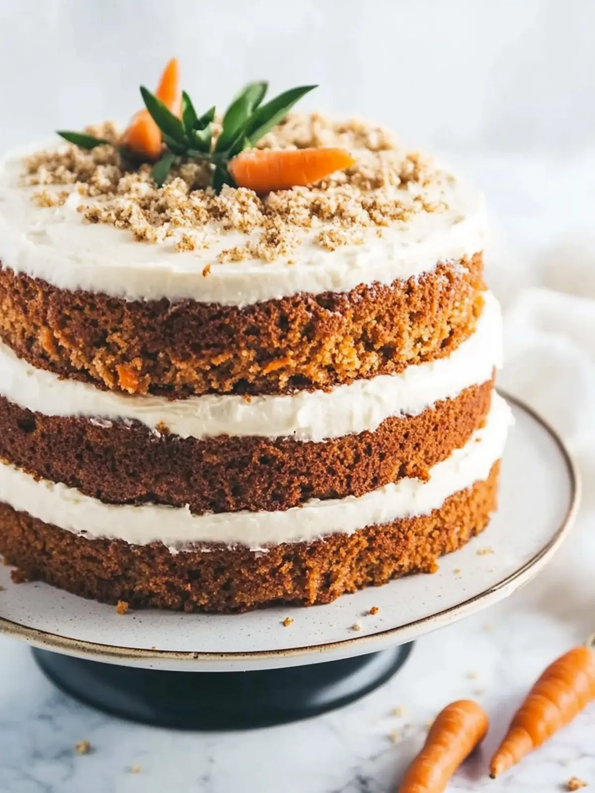 Vegan Carrot Cake: Moist, Pineapple-Packed Delight Awaits 3 Vegan Carrot Cake