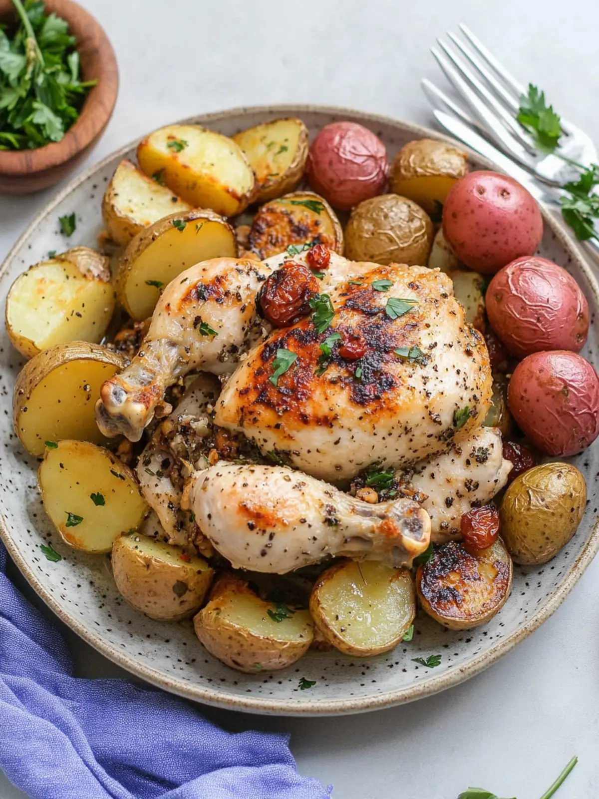 Savory Greek Chicken and Roasted Potatoes for Family Feasts 4 Greek Chicken and Roasted Potatoes