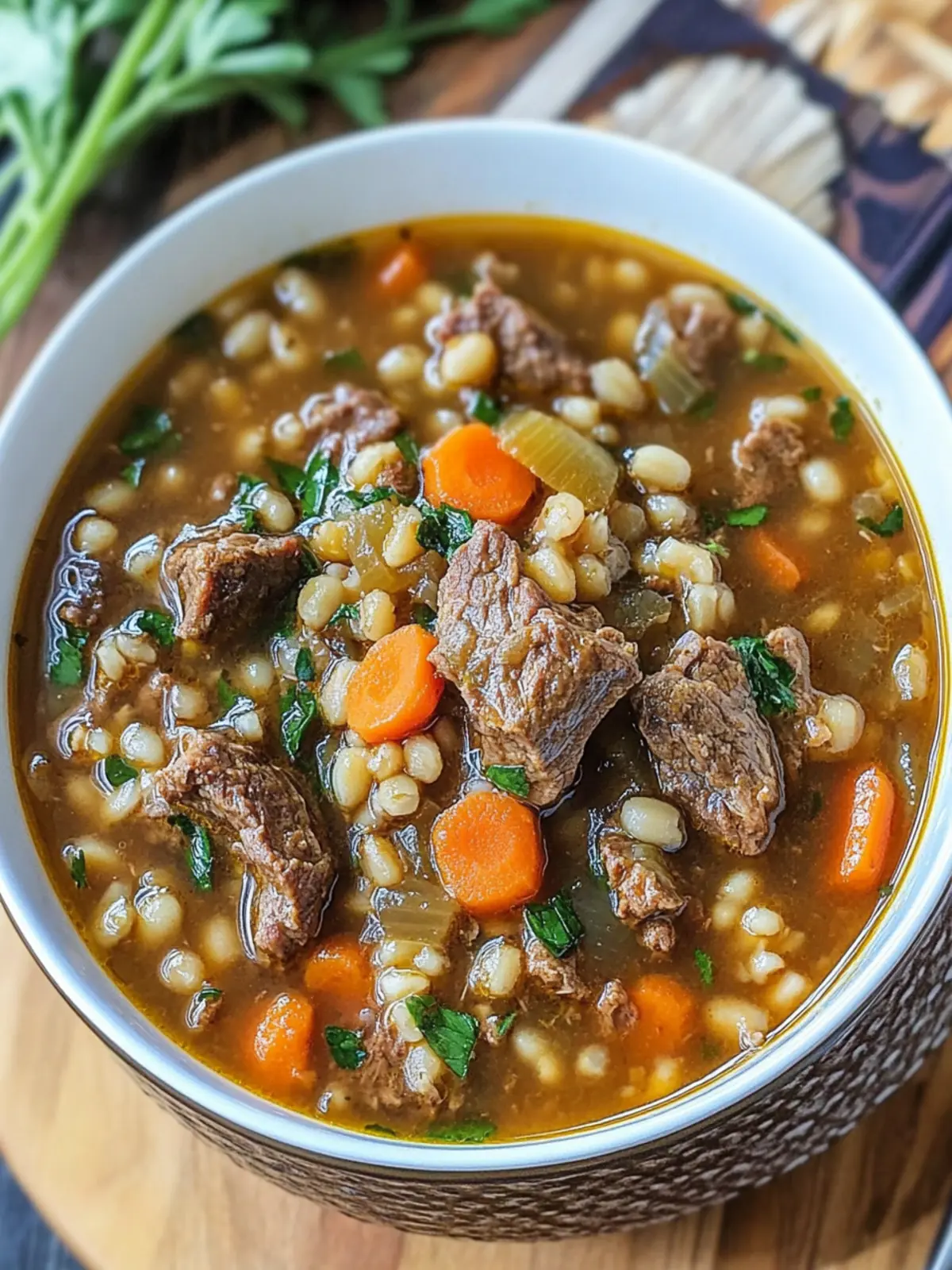 Savory Beef Barley Soup for Cozy Nights at Home 2 Beef Barley Soup