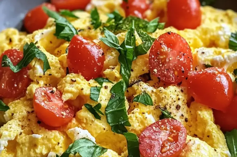 Mediterranean Scrambled Eggs